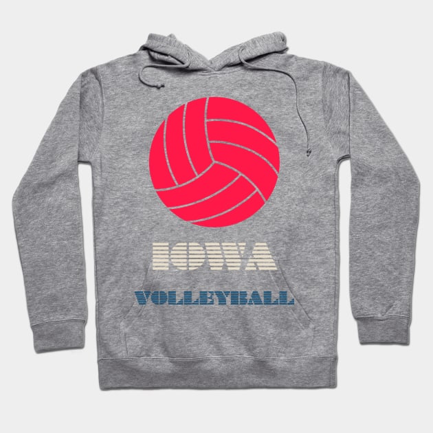 Iowa Volleyball Hoodie by Grigory